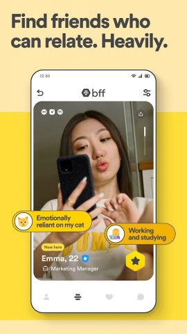 Bumble For Friends: Meet IRL для Android — скриншот 3