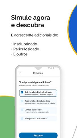 Cálculo Trabalhista 2026 для Android — скриншот 3