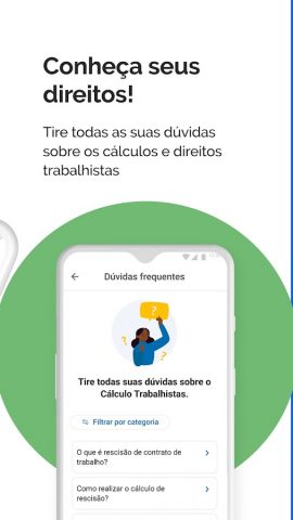 Cálculo Trabalhista 2026 для Android — скриншот 5