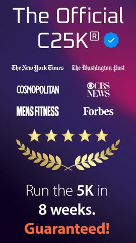 C25K® Couch to 5K: Run Trainer для Android — скриншот 1