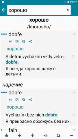 Чешский — Русский для Android — скриншот 2