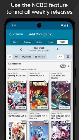 CLZ Comics comic book database для Android — скриншот 4