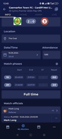 COMET Football для Android — скриншот 3