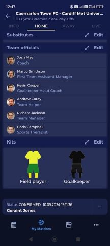 COMET Football для Android — скриншот 5