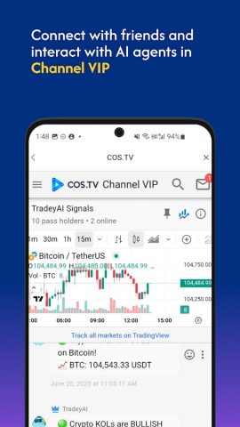 COS.TV: Web3 Видео Платформа для Android — скриншот 3