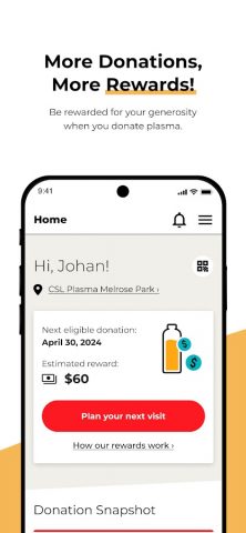 CSL Plasma для Android — скриншот 3
