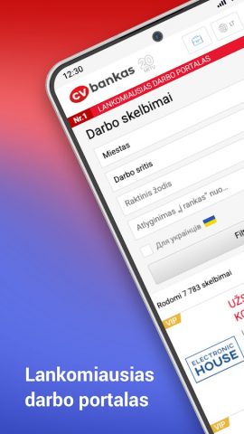 CVBankas.lt для Android — скриншот 1