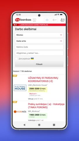 CVBankas.lt для Android — скриншот 3