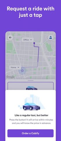 Cabify для Android — скриншот 2