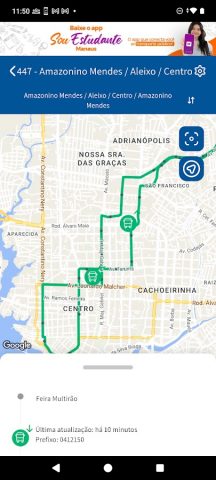 Cadê Meu Ônibus — Manaus для Android — скриншот 3