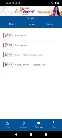 Cadê Meu Ônibus — Manaus для Android — скриншот 5