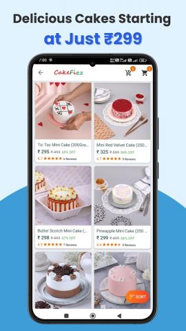CakeFizz: Online Cake Delivery для Android — скриншот 4