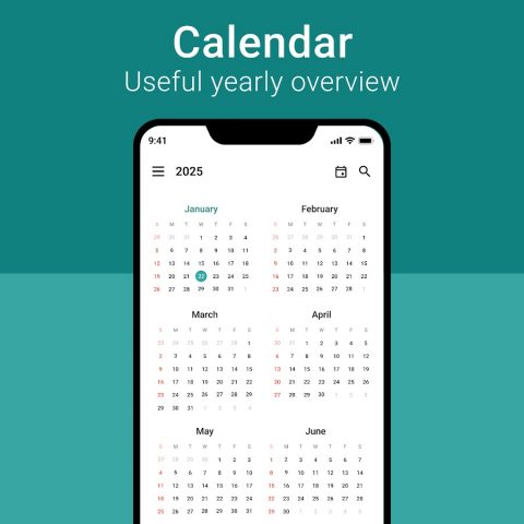 Calendar 2026 для Android — скриншот 3