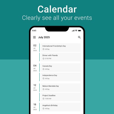 Calendar 2026 для Android — скриншот 4