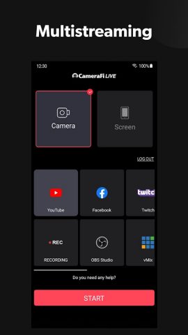 CameraFi Live для Android — скриншот 3
