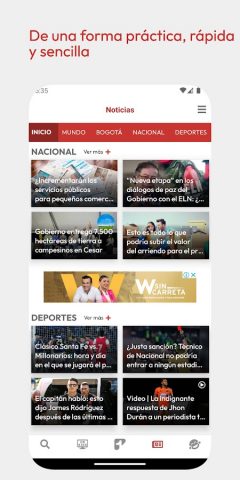 Canal 1 для Android — скриншот 4