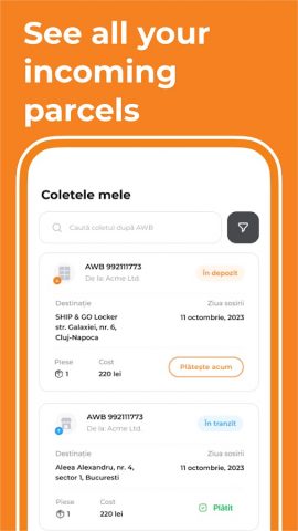 Cargus Mobile для Android — скриншот 3