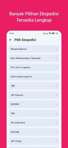 Cari Resi — Mudah dan Akurat для Android — скриншот 1