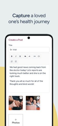 CaringBridge для Android — скриншот 4