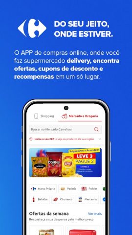 Carrefour: Shopping e Mercado для Android — скриншот 2