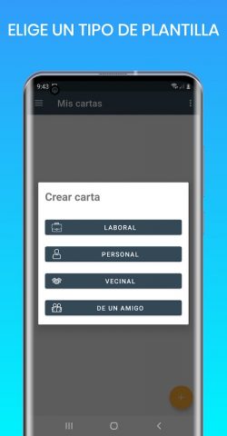 Carta de recomendacion для Android — скриншот 2