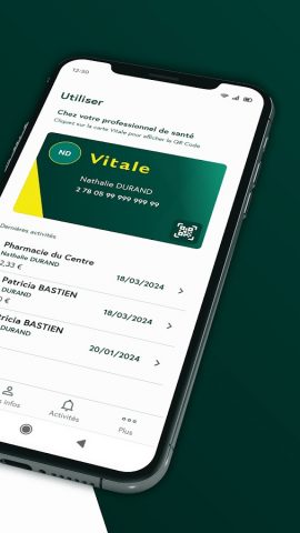 Carte Vitale для Android — скриншот 2