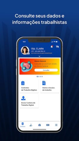 Carteira de Trabalho Digital для Android — скриншот 2