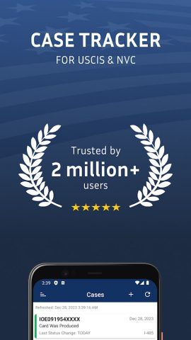 Case Tracker US Immigration для Android — скриншот 1