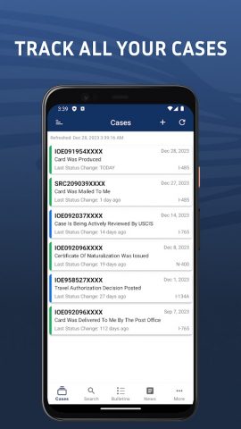 Case Tracker US Immigration для Android — скриншот 2