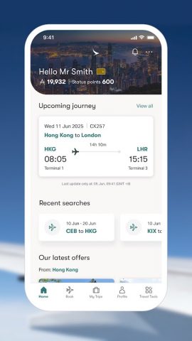 Cathay Pacific для Android — скриншот 2