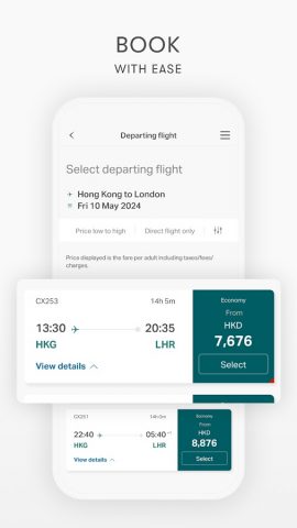 Cathay Pacific для Android — скриншот 5