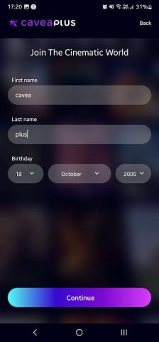 Cavea Plus для Android — скриншот 4