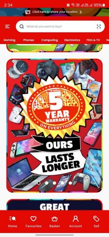 CeX: Tech & Games — Buy & Sell для Android — скриншот 1