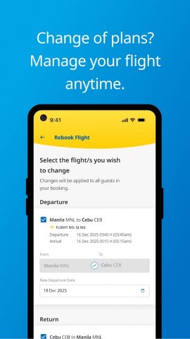 Cebu Pacific для Android — скриншот 4