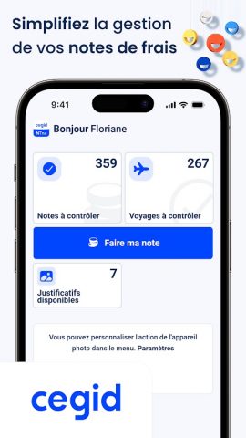 Cegid Notilus notes de frais для Android — скриншот 1