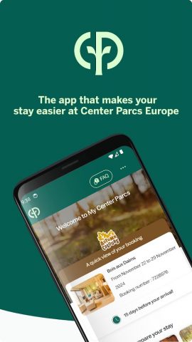 Center Parcs для Android — скриншот 1