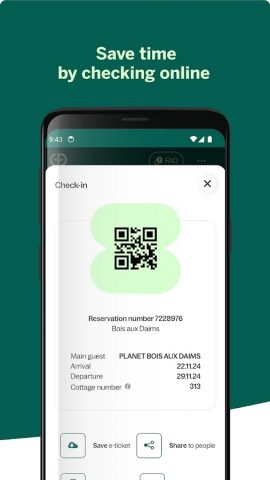 Center Parcs для Android — скриншот 3
