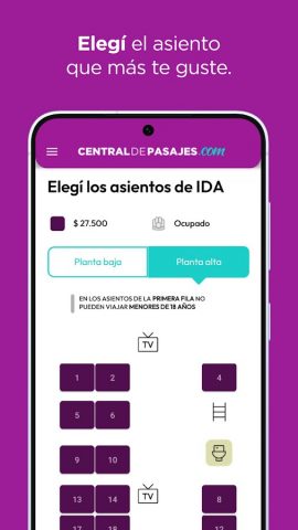 Central de Pasajes для Android — скриншот 3