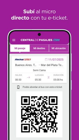 Central de Pasajes для Android — скриншот 4