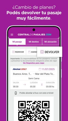 Central de Pasajes для Android — скриншот 5
