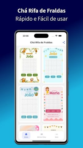 Chá Rifa de Fraldas для Android — скриншот 1