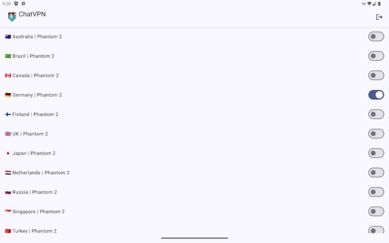 ChatVPN для Android — скриншот 5