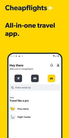 Cheapflights: Flights & Hotels для Android — скриншот 1
