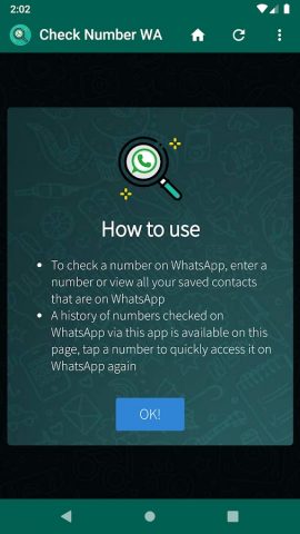Check Number WA для Android — скриншот 3