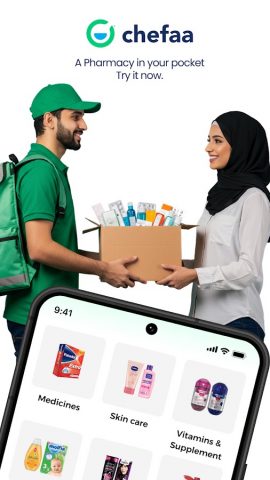 Chefaa — Pharmacy Delivery App для Android — скриншот 1
