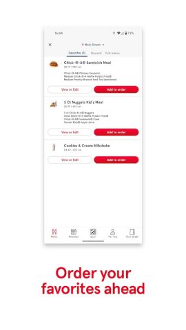 Chick-fil-A® для Android — скриншот 4