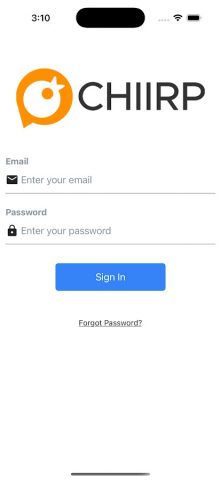 Chiirp Mobile для Android — скриншот 1
