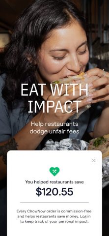 ChowNow: Local Food Ordering для Android — скриншот 1