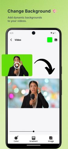 Chroma key Image-Video Creator для Android — скриншот 2