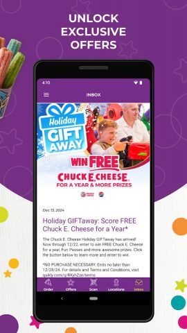 Chuck E. Cheese для Android — скриншот 2